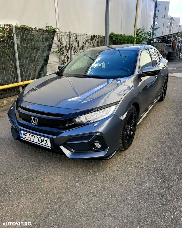 Gri Utilizat 2021 Honda Civic Sport Plus Hatchback | 19.950 EUR (Preț OK) - Imagine 1/4