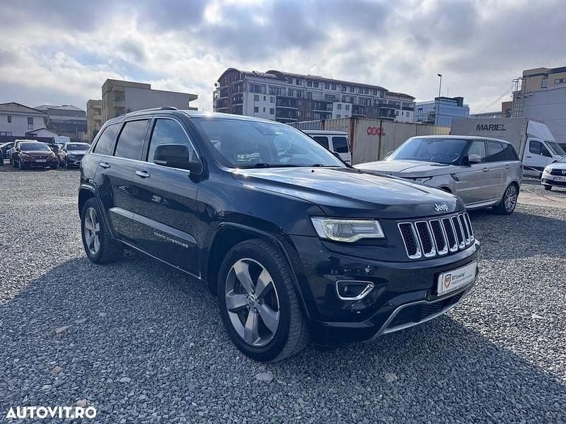 Second-hand Jeep Grand Cherokee Overland 250 CP (183 kW) 2016 Culoarenegru SUV