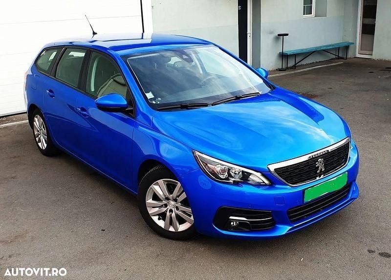 Albastru Utilizat 2021 Peugeot 308 Business-Line Break | 9.600 EUR (Preț bun) - Imagine 1/4
