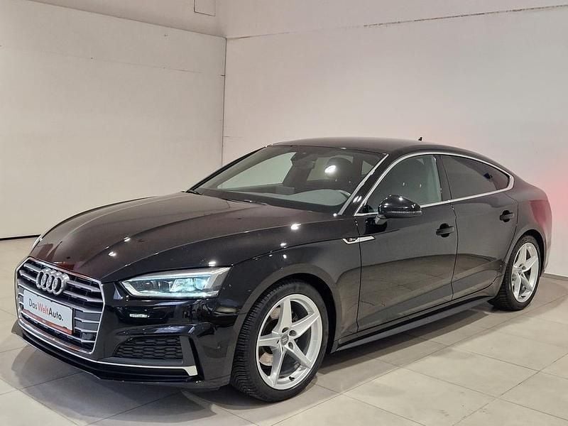 Negru normal Utilizat 2019 Audi A5 Sportback Sport | 26.750 EUR (Preț OK) - Imagine 1/4