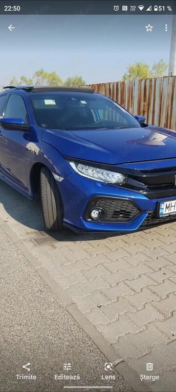 Albastru Utilizat 2018 Honda Civic Sport Plus Hatchback | 15.800 EUR - Imagine 1/4