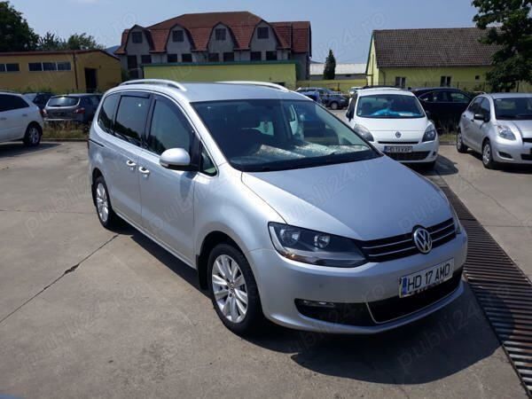 Argintiu Utilizat 2016 VW Sharan Monovolum | 12.990 EUR - Imagine 1/4
