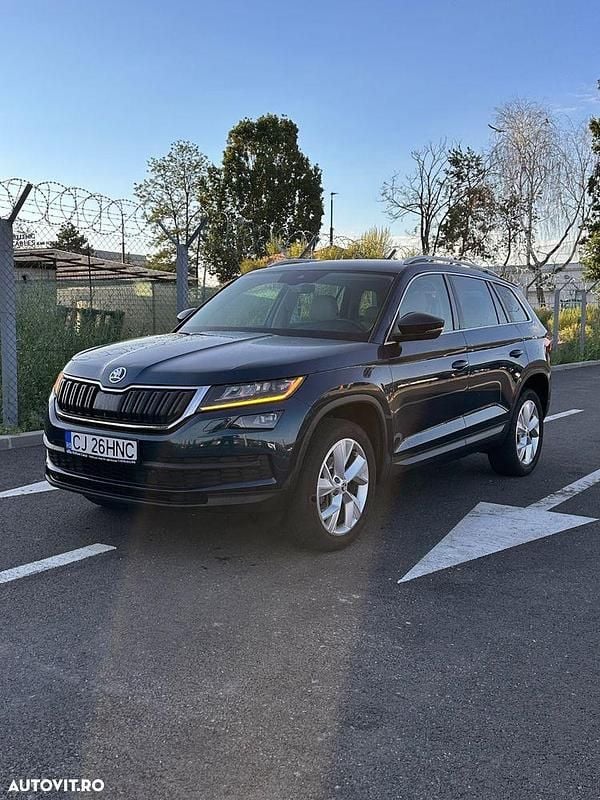Second-hand Skoda Kodiaq Style 150 CP (110 kW) 2018 Culoareverde SUV
