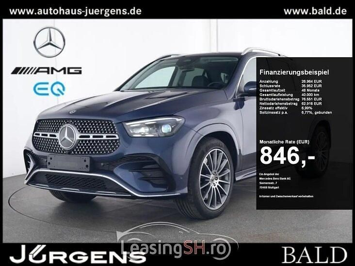 Albastru Utilizat 2024 Mercedes GLE450 AMG AMG SUV | 94.639 EUR (Super Preț) - Imagine 1/4