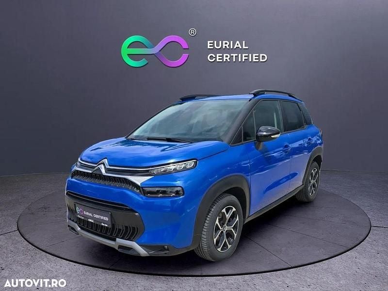 Culoarealbastru Utilizat 2022 Citroën C3 Aircross PureTech SUV | 16.335 EUR - Imagine 1/4