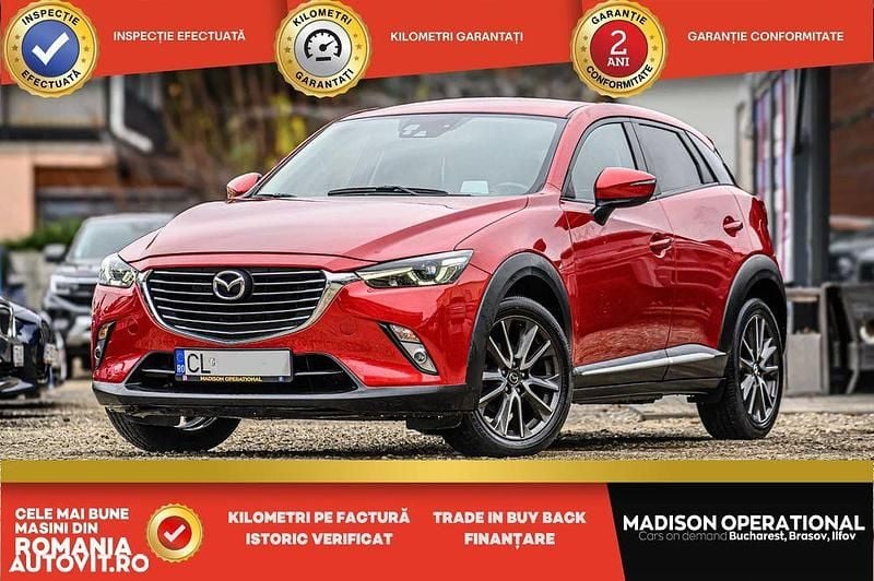 Culoarerosu Utilizat 2017 Mazda CX-3 SUV | 14.450 EUR (Preț bun) - Imagine 1/4