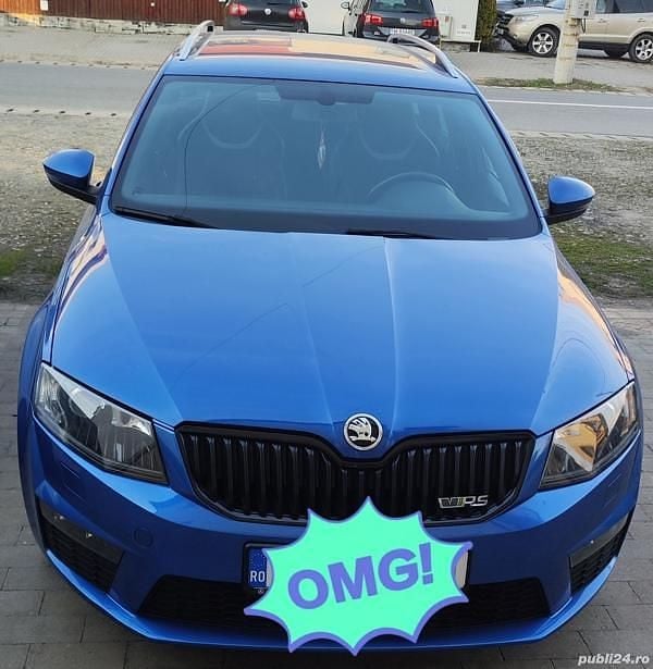 Albastru Utilizat 2016 Skoda Octavia RS Break | 11.200 EUR (Preț OK) - Imagine 1/4