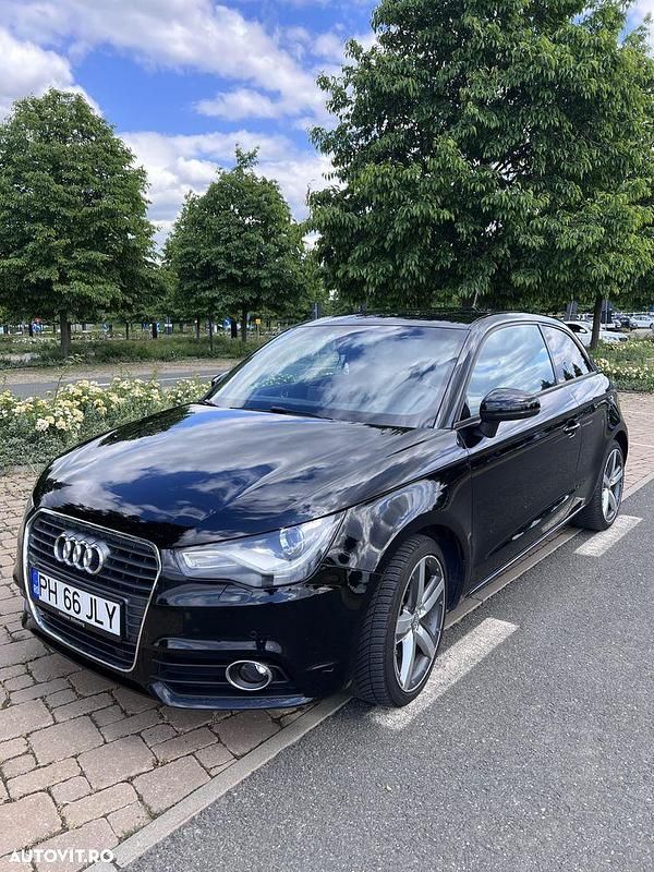Negru Utilizat 2013 Audi A1 Attraction Hatchback | 6.600 EUR (Preț bun) - Imagine 1/4