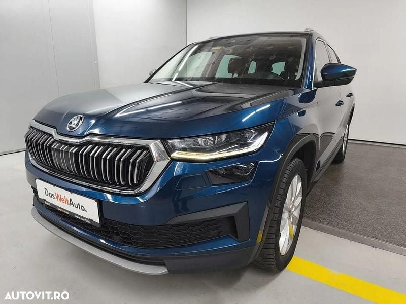 Culoarealbastru Utilizat 2022 Skoda Kodiaq Style SUV | 23.900 EUR (Preț bun) - Imagine 1/4