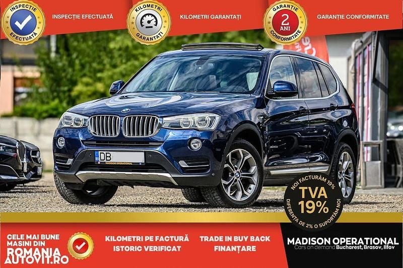 Culoarealbastru Utilizat 2017 BMW X3 Luxury Line SUV | 14.950 EUR (Super Preț) - Imagine 1/4