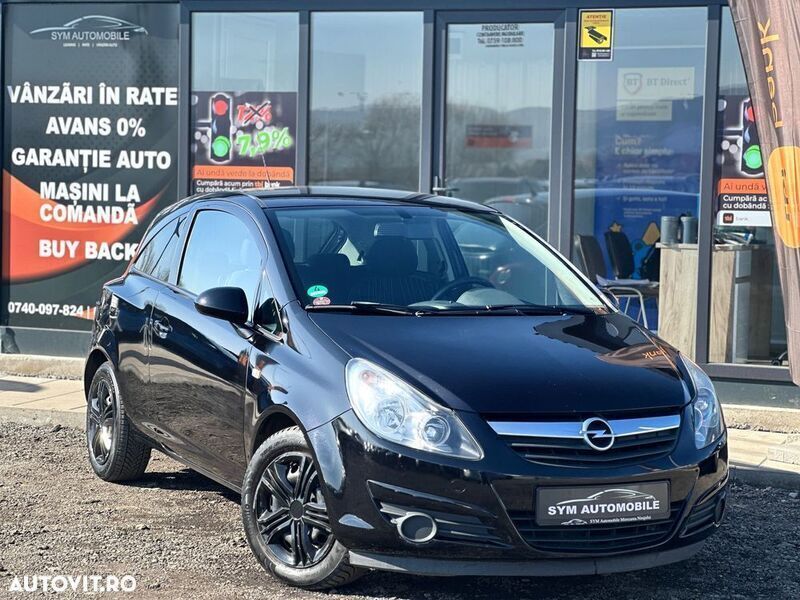 Negru Utilizat 2010 Opel Corsa Active Hatchback | 3.990 EUR (Puțin scump) - Imagine 1/4