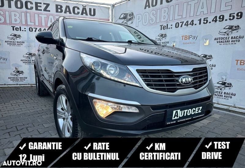 Negru Utilizat 2014 Kia Sportage 2 SUV | 8.990 EUR (Preț OK) - Imagine 1/4