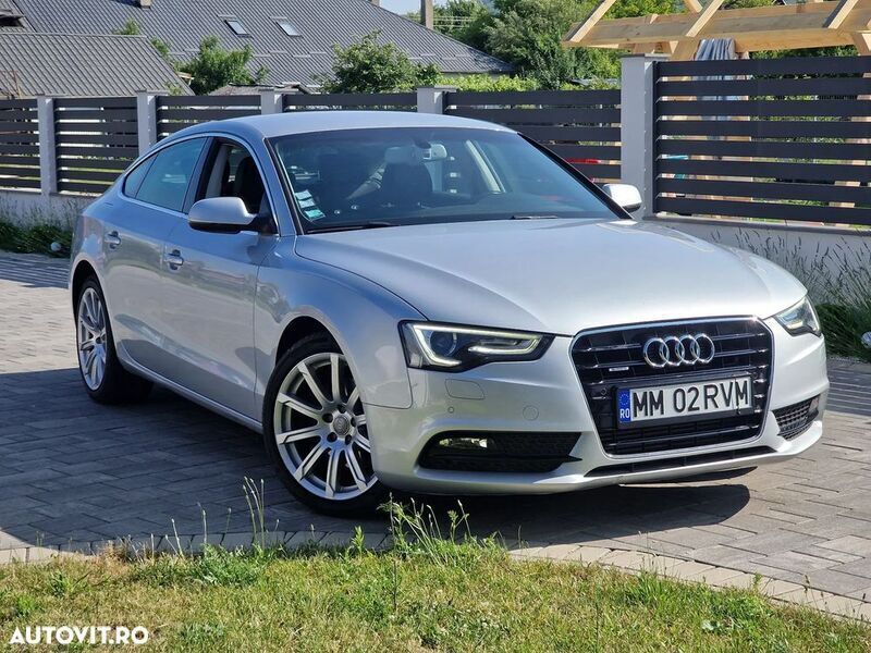 Argint Utilizat 2013 Audi A5 Sportback Berlinǎ | 14.500 EUR (Preț OK) - Imagine 1/4