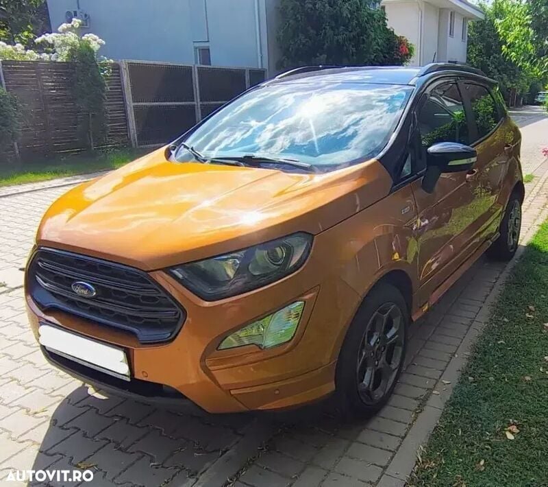 Portocaliu Utilizat 2018 Ford Ecosport ST-Line SUV | 14.000 EUR - Imagine 1/4