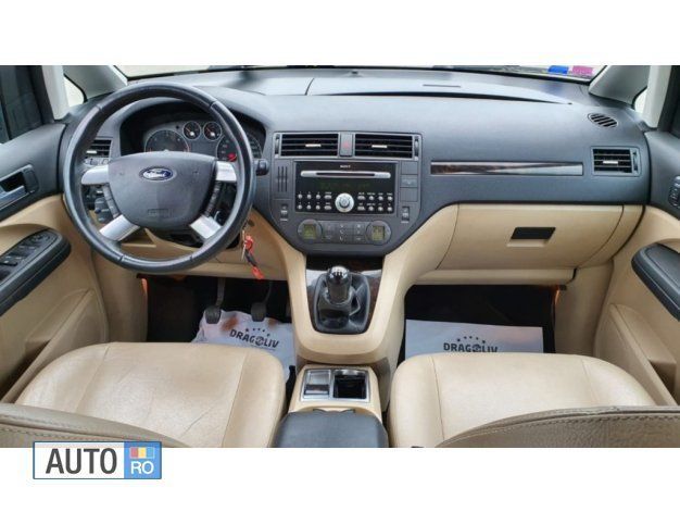 Albastru metalizat Utilizat 2005 Ford C-MAX Monovolum | 1.999 EUR - Imagine 1/4