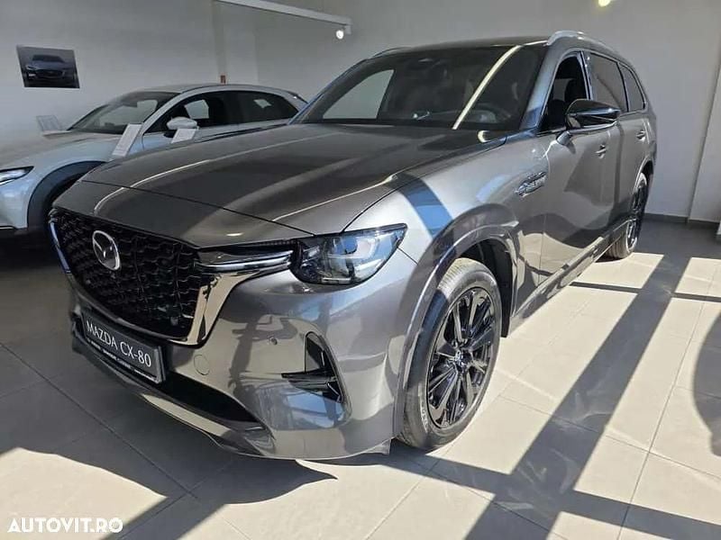 Culoaregri Nouă 2025 Mazda CX-80 Homura-Line SUV | 62.489 EUR (Puțin scump) - Imagine 1/4