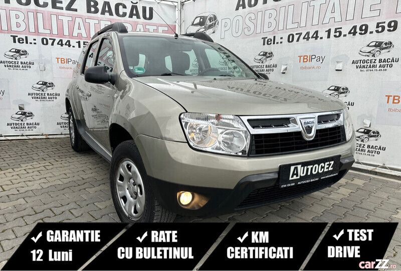 Gri Utilizat 2012 Dacia Duster SUV | 6.950 EUR (Preț bun) - Imagine 1/4