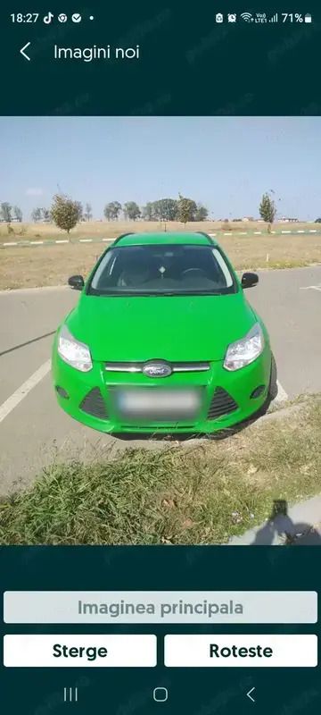 Verde Utilizat 2012 Ford Focus Hatchback | 3.700 EUR (Preț bun) - Imagine 1/4