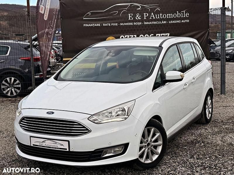 Second-hand Ford C-MAX Titanium 125 CP (91 kW) 2015 Culoarealb Monovolum