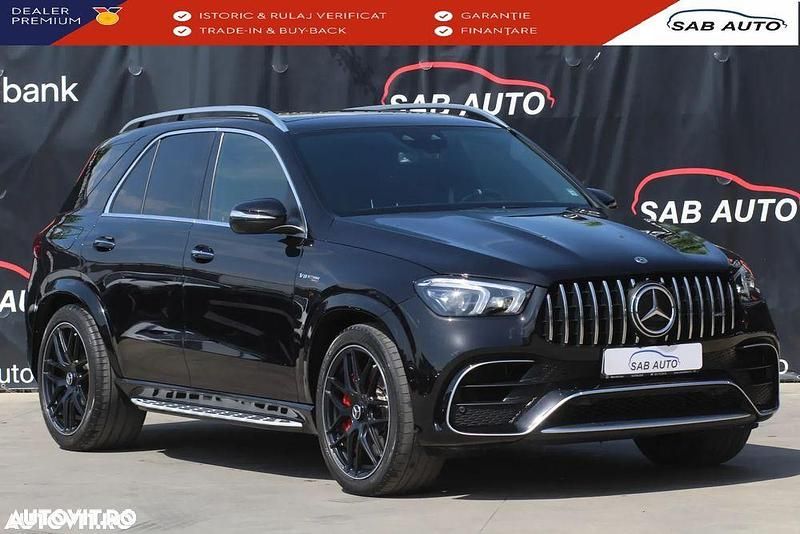 Negru Utilizat 2021 Mercedes GLE63 AMG AMG SUV | 93.499 EUR (Super Preț) - Imagine 1/4
