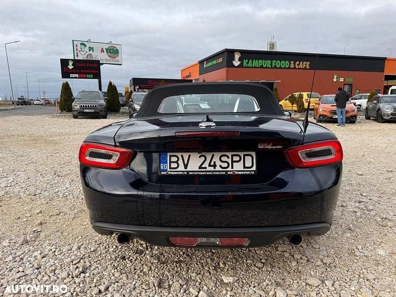 Second-hand Fiat 124 170 CP (125 kW) 2017 Culoarealbastru Cabrio