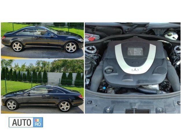 Second-hand Mercedes CL500 383 CP (281 kW) 2007 Negru Coupe