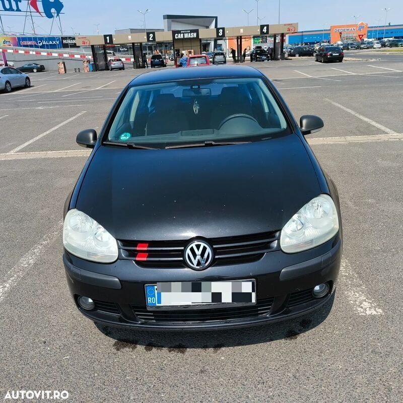 Negru Utilizat 2006 VW Golf V Hatchback | 2.600 EUR (Preț OK) - Imagine 1/4
