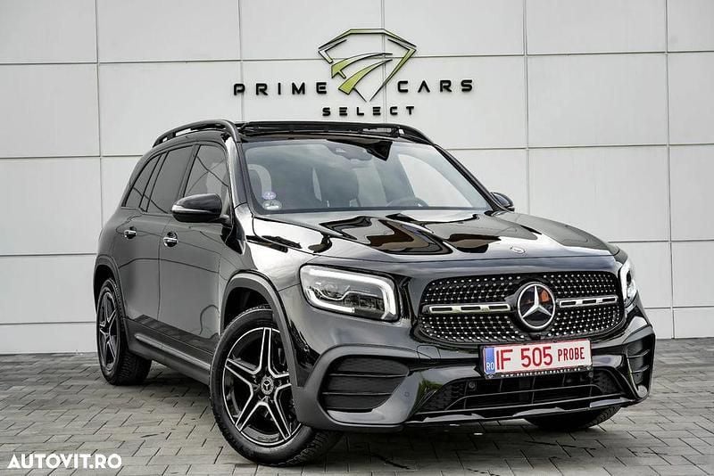 Negru Utilizat 2021 Mercedes GLB200 AMG line SUV | 30.976 EUR - Imagine 1/4