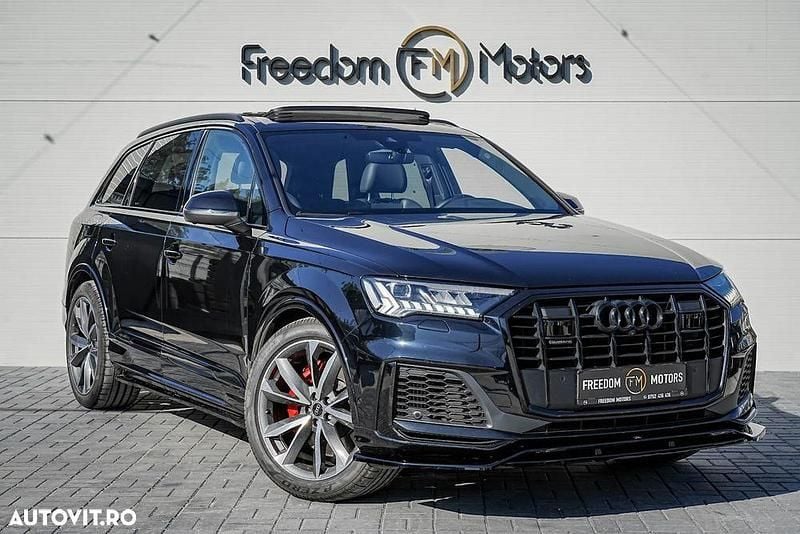 Negru Utilizat 2021 Audi Q7 S-Line SUV | 53.299 EUR - Imagine 1/4