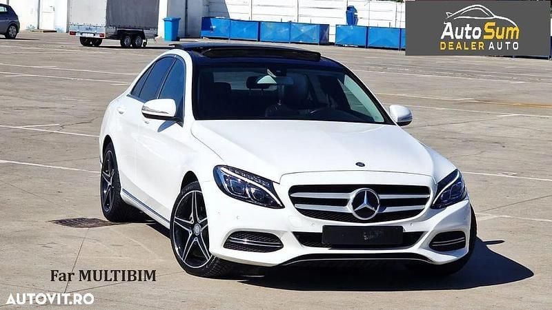 Culoarealb Utilizat 2015 Mercedes C250 Avantgarde Berlinǎ | 16.577 EUR (Preț bun) - Imagine 1/4