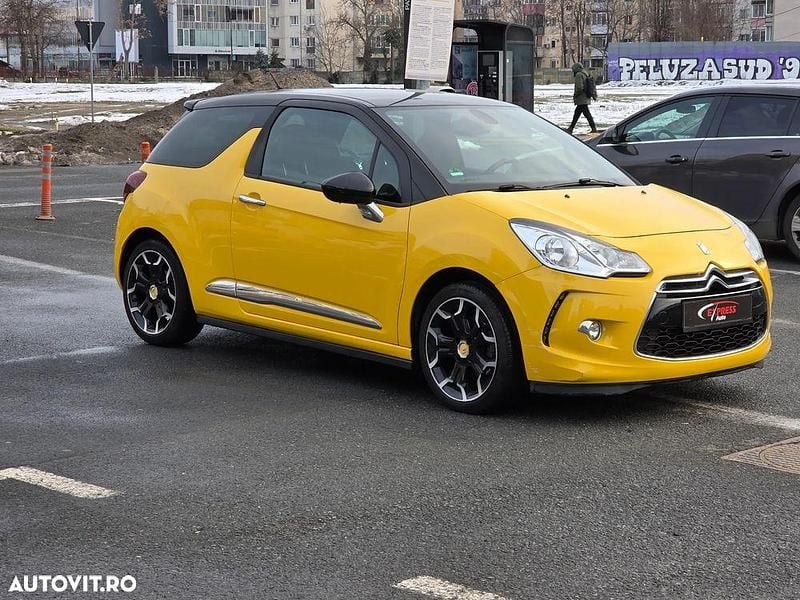 Second-hand Citroën DS3 Prestige 156 CP (114 kW) 2014 Culoaregalbeuriu Hatchback