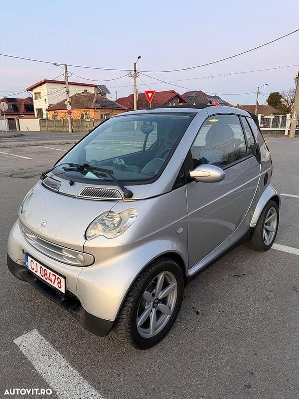 Second-hand Smart ForTwo Cabrio Passion 41 CP (30 kW) 2003 Culoareargint Cabrio