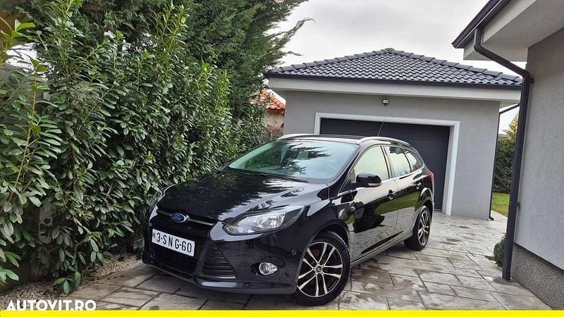Culoarenegru Second-hand 2014 Ford Focus Titanium Break | 4.450 EUR (Preț bun) - Imagine 1/4