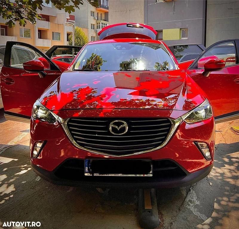 Rosu Utilizat 2016 Mazda CX-3 SUV | 12.900 EUR (Puțin scump) - Imagine 1/4