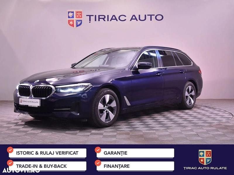 Culoarealbastru Utilizat 2021 BMW 520 Break | 26.900 EUR (Preț OK) - Imagine 1/4