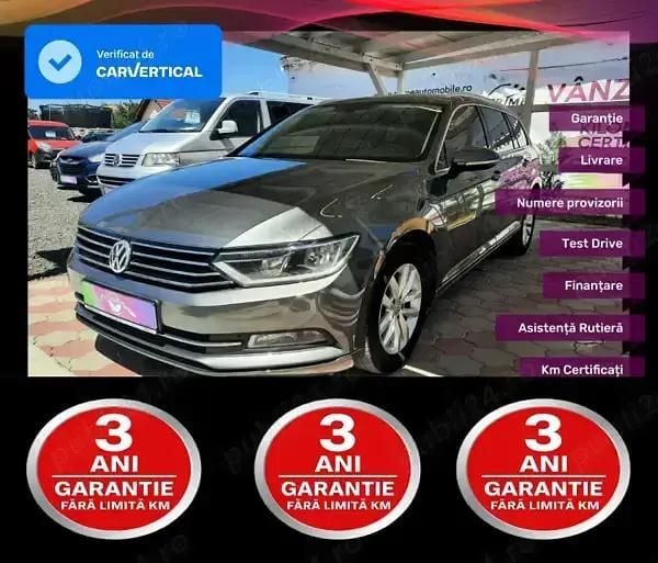 Gri Utilizat 2015 VW Passat Break | 11.899 EUR (Preț OK) - Imagine 1/4