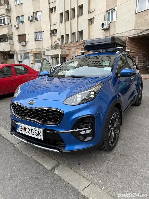 Culoarealbastru Utilizat 2019 Kia Sportage 2 SUV | 20.990 EUR (Puțin scump) - Imagine 1/4