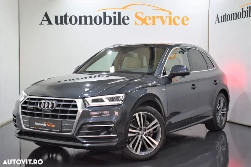 Gri Utilizat 2017 Audi Q5 S-Line SUV | 32.065 EUR - Imagine 1/4