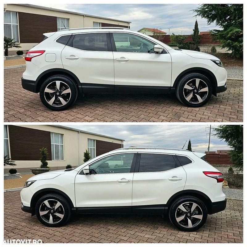 Second-hand Nissan Qashqai Tekna 110 CP (80 kW) 2014 Culoarealb SUV