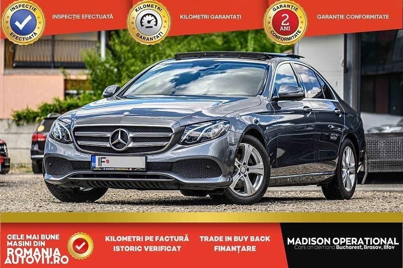 Gri Utilizat 2016 Mercedes E220 Exclusive Berlinǎ | 19.950 EUR (Super Preț) - Imagine 1/4
