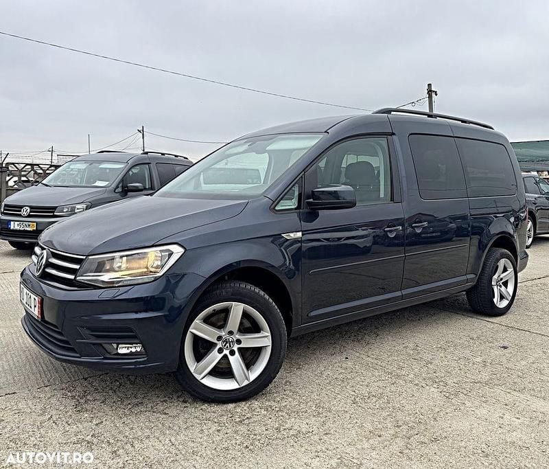 Second-hand VW Caddy Comfortline 150 CP (110 kW) 2017 Culoarealbastru Monovolum
