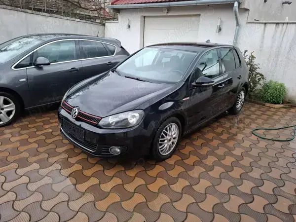 Negru Utilizat 2009 VW Golf VI Hatchback | 3.790 EUR (Preț bun) - Imagine 1/4