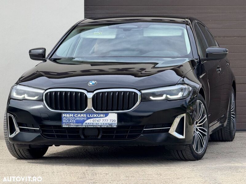 Negru Utilizat 2022 BMW 520 Sport Line Berlinǎ | 29.524 EUR (Puțin scump) - Imagine 1/4