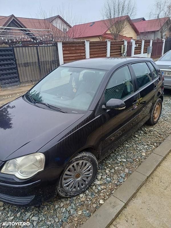 Second-hand VW Polo Trendline 80 CP (58 kW) 2008 Negru Hatchback