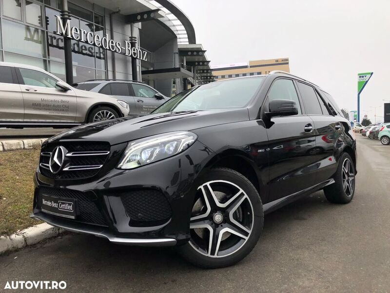 Negru Utilizat 2016 Mercedes GLE43 AMG AMG SUV | 26.427 EUR - Imagine 1/4