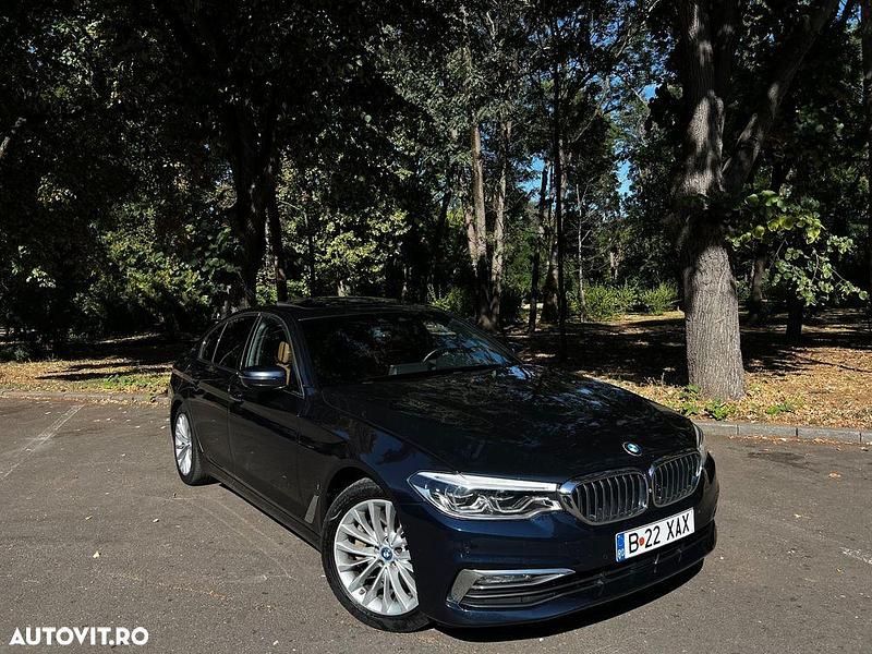 Culoarealbastru Utilizat 2017 BMW 530e Luxury Line Berlinǎ | 20.499 EUR (Puțin scump) - Imagine 1/4