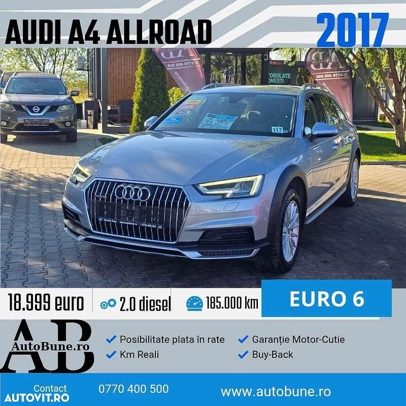 Culoareargint Utilizat 2017 Audi A4 Allroad Break | 18.999 EUR (Preț OK) - Imagine 1/4