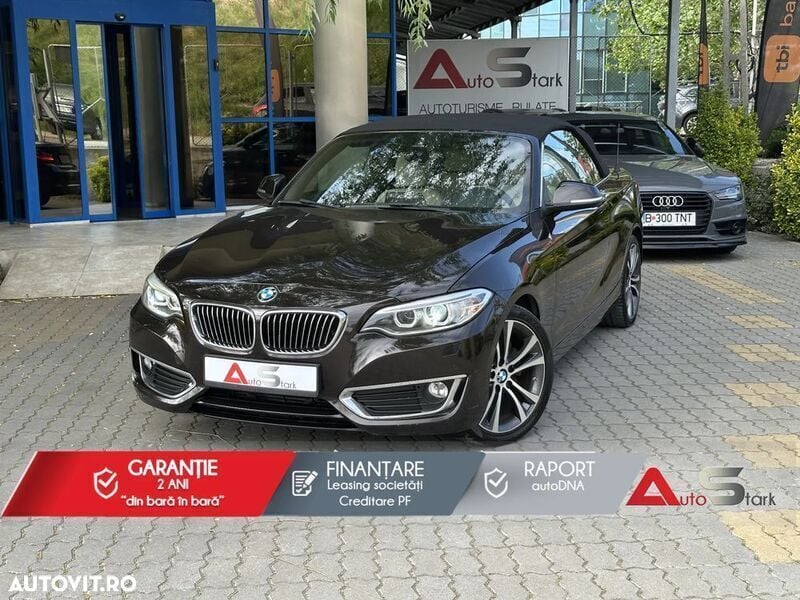 Maro Utilizat 2015 BMW 220 Luxury Line Cabrio | 15.950 EUR (Preț OK) - Imagine 1/4