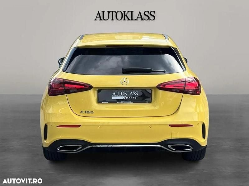 Second-hand Mercedes A180 Advanced 136 CP (100 kW) 2023 Culoaregalbeuriu Hatchback