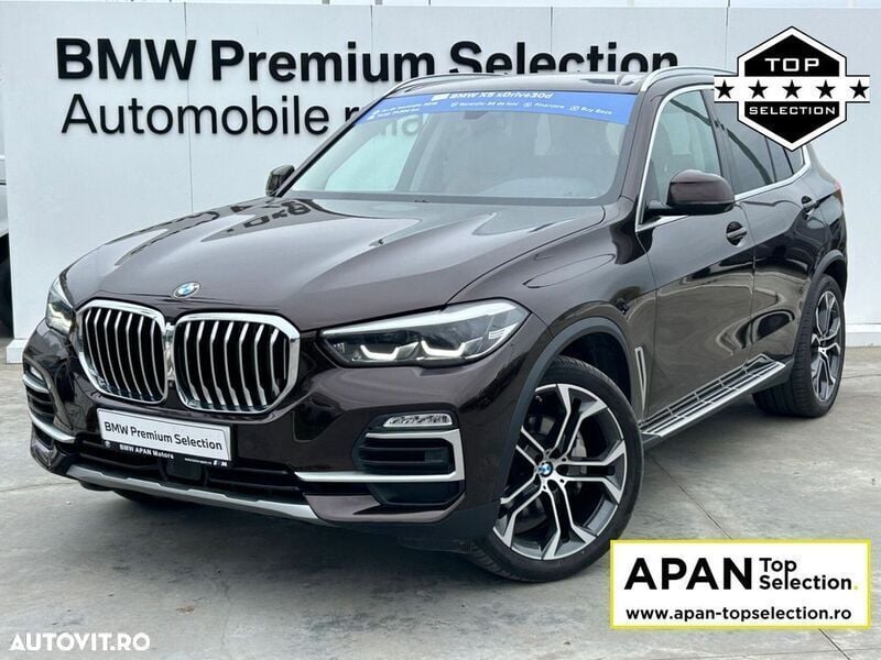 Terra brown metallic metalizat Utilizat 2019 BMW X5 Sport Line SUV | 48.603 EUR (Puțin scump) - Imagine 1/3